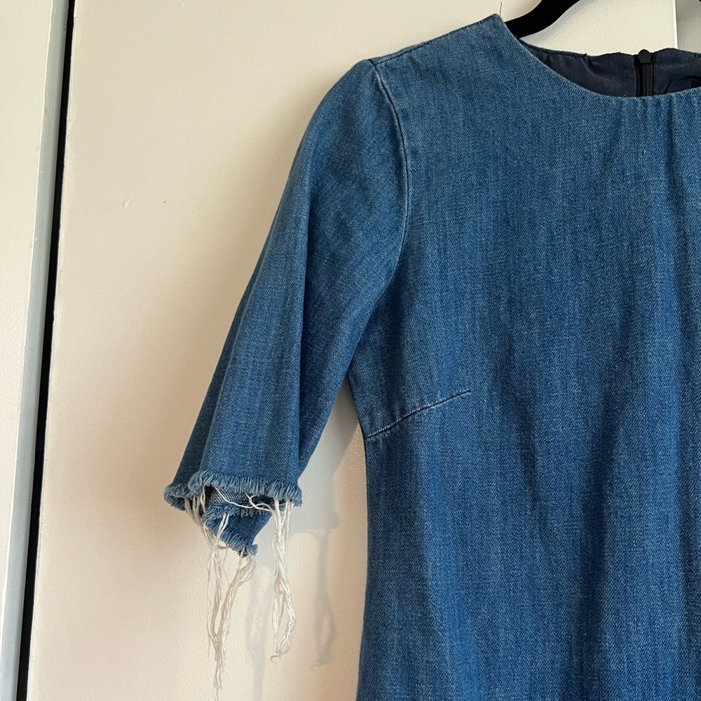 Zara mini denim dress